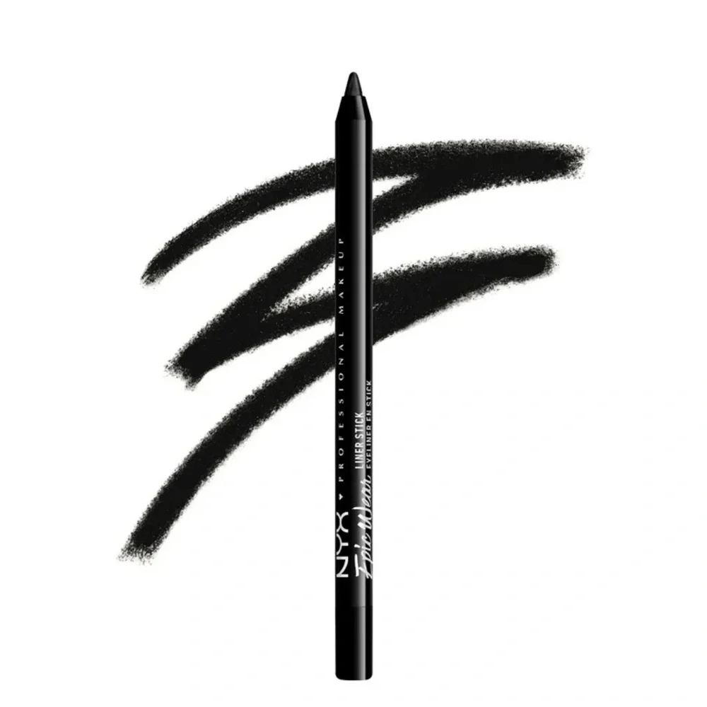 NYX Epic Wear Liner Stick Eyeliner Long-Lasting Waterproof Pencil Pitch Black